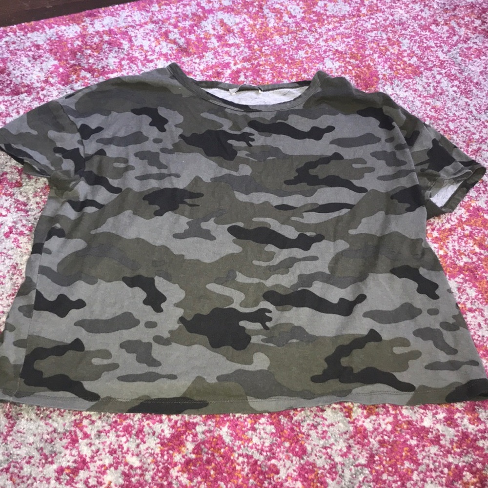zara camo t shirt
